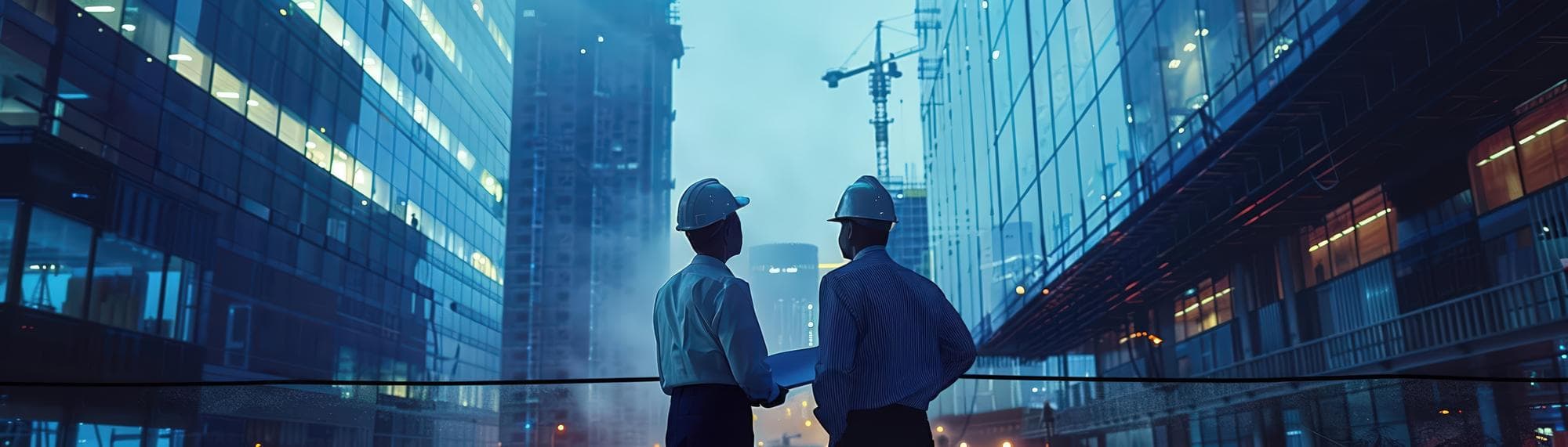 Industrial construction site